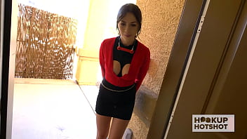 Brunette street walker bella luna begs to get fucked by bryan gozzling