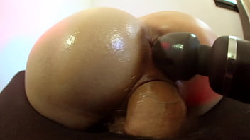 Playing with a sex toy and my japanese stepsister