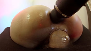 Playing with a sex toy and my japanese stepsister