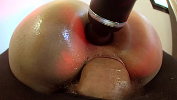 Playing with a sex toy and my japanese stepsister