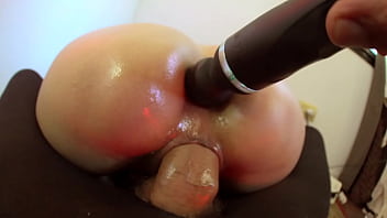 Playing with a sex toy and my japanese stepsister