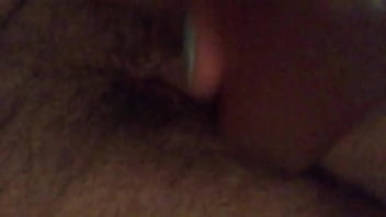 White bitch playing with toy