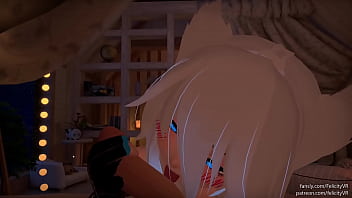 Horny catgirl pet helps you cum after you up~ joi vrc