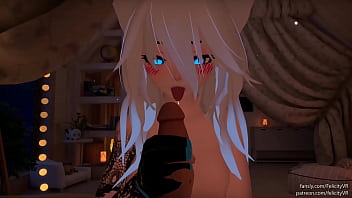 Horny catgirl pet helps you cum after you up~ joi vrc