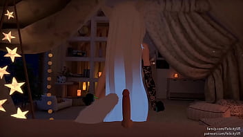 Horny catgirl pet helps you cum after you up~ joi vrc