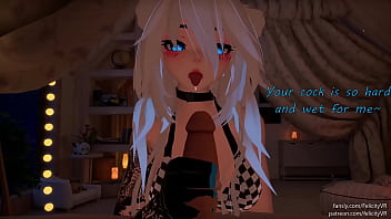 Horny catgirl pet helps you cum after you up~ joi vrc Horny catgirl pet helps you cum after you up~ joi vrc