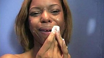 Interracial white lady confesses her sins at gloryhole 21