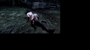 Medieval warrior uses magic to summon two sex demons