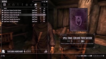 Medieval warrior uses magic to summon two sex demons