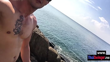 Sexy babe took boyfriends dick and swallowed it