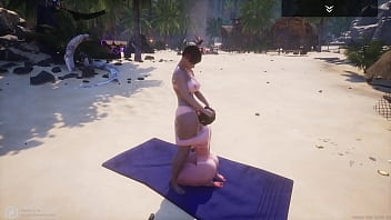 Two big tit lesbian milfs fuck each other