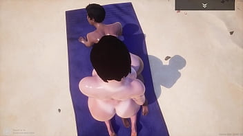 Two big tit lesbian milfs fuck each other