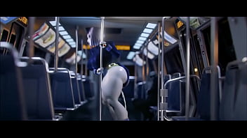 Milf mom got possessed by alien in train