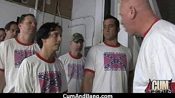 Hot ebony services white men group 5