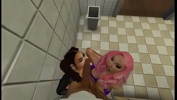 Horny sluts sucks and gets banged by huge cock