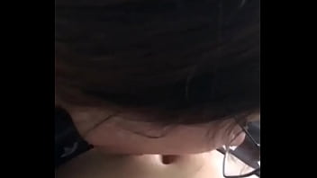 Lesbian licks belly button