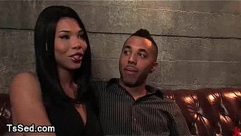 Huge Round Tits Tranny Made Guy To Blowjob And Ties Him Up And Fucks thumbnail