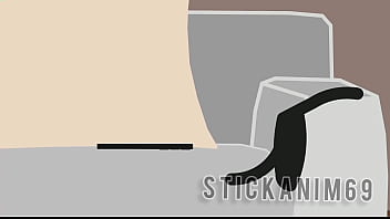 Animation chica tetona se masturba cuando casa esta sola