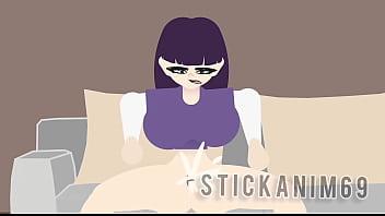 Animation chica tetona se masturba cuando casa esta sola