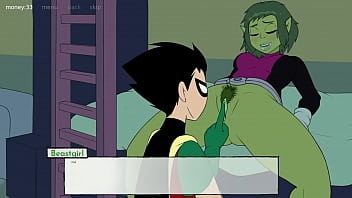 Tricking new blonde girl to give you a blowjob 18titans episode 3