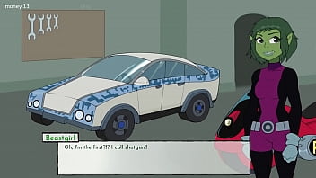 Tricking new blonde girl to give you a blowjob 18titans episode 3