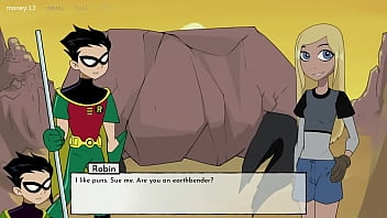 Tricking new blonde girl to give you a blowjob 18titans episode 3