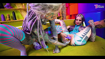 Two inked lesbians stretch each other’s asses with huge toys — gaping holes atm action and real orgasms Two inked lesbians stretch each other’s asses with huge toys — gaping holes atm action and real orgasms
