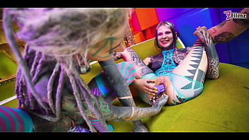 Two inked lesbians stretch each other’s asses with huge toys — gaping holes atm action and real orgasms Two inked lesbians stretch each other’s asses with huge toys — gaping holes atm action and real orgasms
