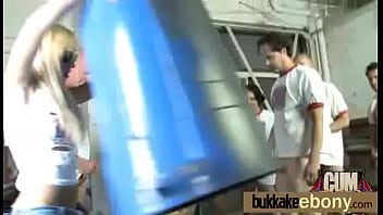 Black Girl Sucks Several Dicks Ending With A Nice Facial Bukkake 1 thumbnail