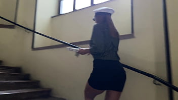 She’s a hot milf pizza girl and takes my dick deep as a tip