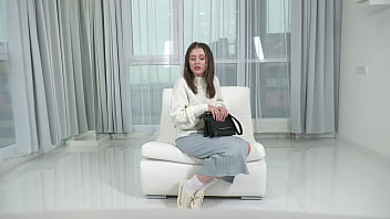 Real virgin beautiful 18yo alesia cage on porn casting