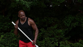 Sunbathing hottie anissa kate takes a titty cumshot after poolside bbc dp threesome gp3254