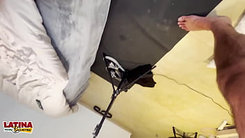 Mia caliente tall latina colombian teen 19 years old first porn casting