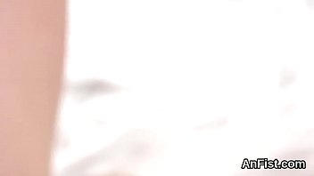 Lesbian chick gets her smooth pussy and anal fisted