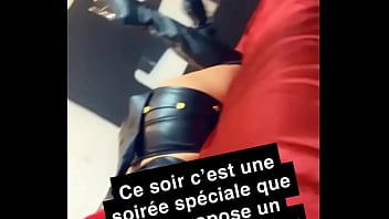 Ce soir c’est une soirée spéciale que je te propose un j o i en cuir et