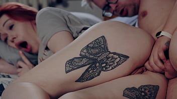 Redhead step mom gets her pussy fucked hard and loud