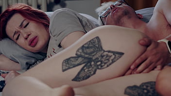 Redhead step mom gets her pussy fucked hard and loud