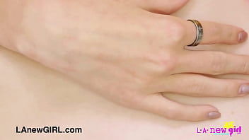 Pretty teen model naked close up