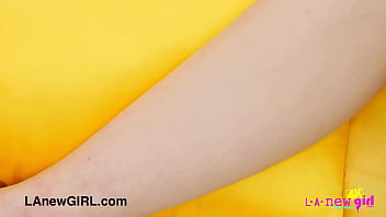 Pretty teen model naked close up