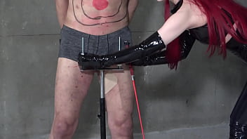 Domina chisei pounds the slave's cock with a riding whip but he can't escape because the slave's cock is trapped Domina chisei pounds the slave's cock with a riding whip but he can't escape because the slave's cock is trapped