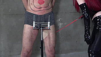 Domina chisei pounds the slave's cock with a riding whip but he can't escape because the slave's cock is trapped Domina chisei pounds the slave's cock with a riding whip but he can't escape because the slave's cock is trapped