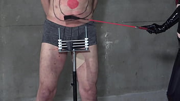 Domina chisei pounds the slave's cock with a riding whip but he can't escape because the slave's cock is trapped Domina chisei pounds the slave's cock with a riding whip but he can't escape because the slave's cock is trapped