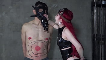Domina chisei pounds the slave's cock with a riding whip but he can't escape because the slave's cock is trapped Domina chisei pounds the slave's cock with a riding whip but he can't escape because the slave's cock is trapped