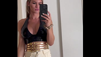 Feeling confident and stylish tonight a chic black top paired with a light skirt and bold over the knee boots – the