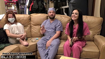 Become nurse as blaire celeste gets blasted with a jizzcasso