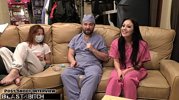 Become nurse as blaire celeste gets blasted with a jizzcasso