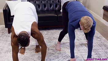 Extremely Well Trained Athletes Adrian Hart And Jesse Stone Have Interracial Gay Sex thumbnail