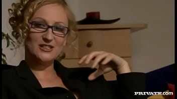 Nicole is a blonde milf who gets licked fingered and titty fucked