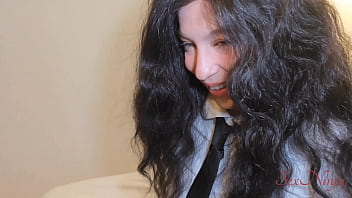 School girl is hesitant to let me fuck her