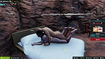 Chico me cogio en una fiesta frente a su amigo en 3dxchat